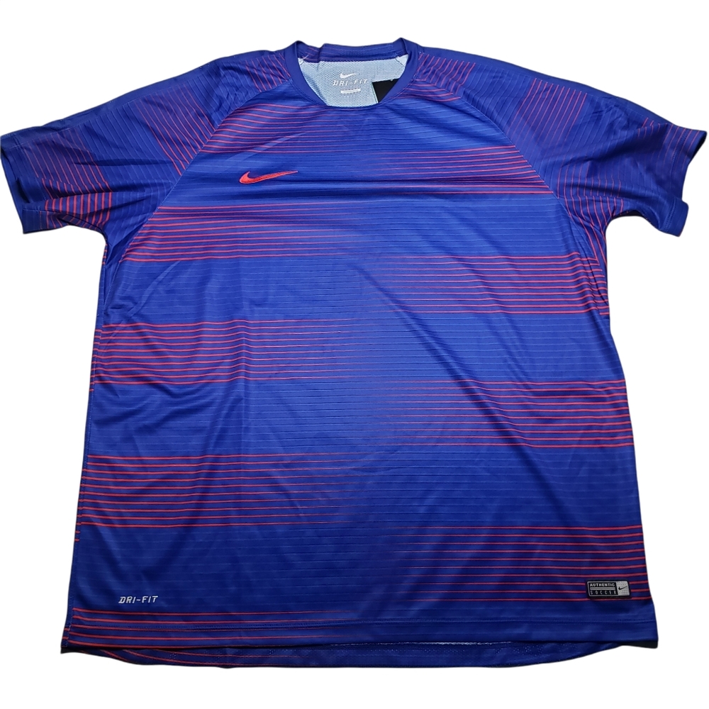 Nike Dri-fit Authentic Soccer Jersey Shirt 2XL